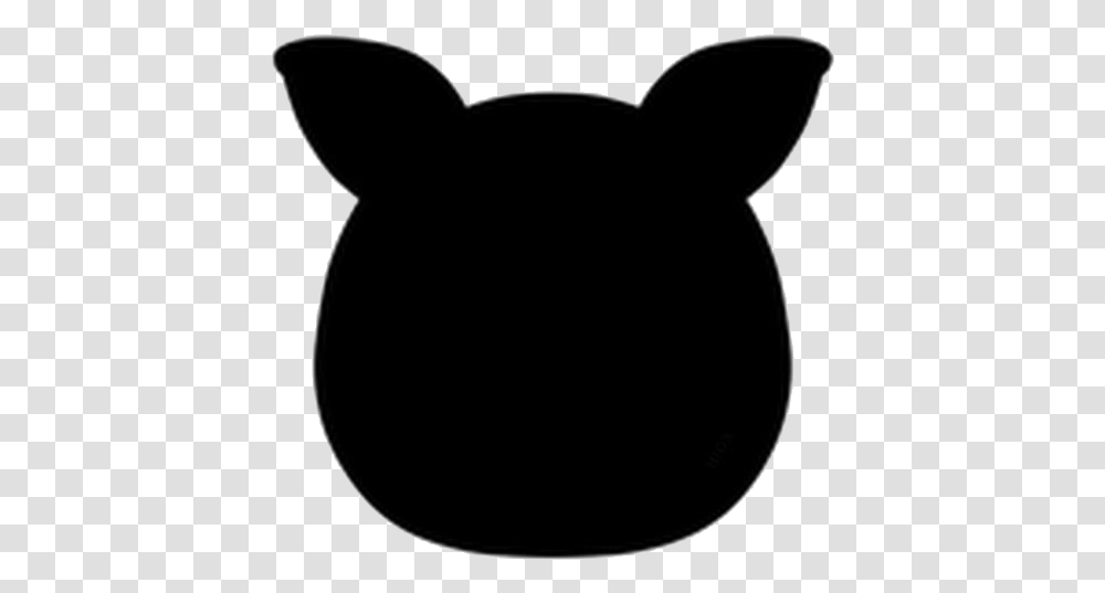 Pig Emoji Cat, Silhouette, Label, Pillow Transparent Png