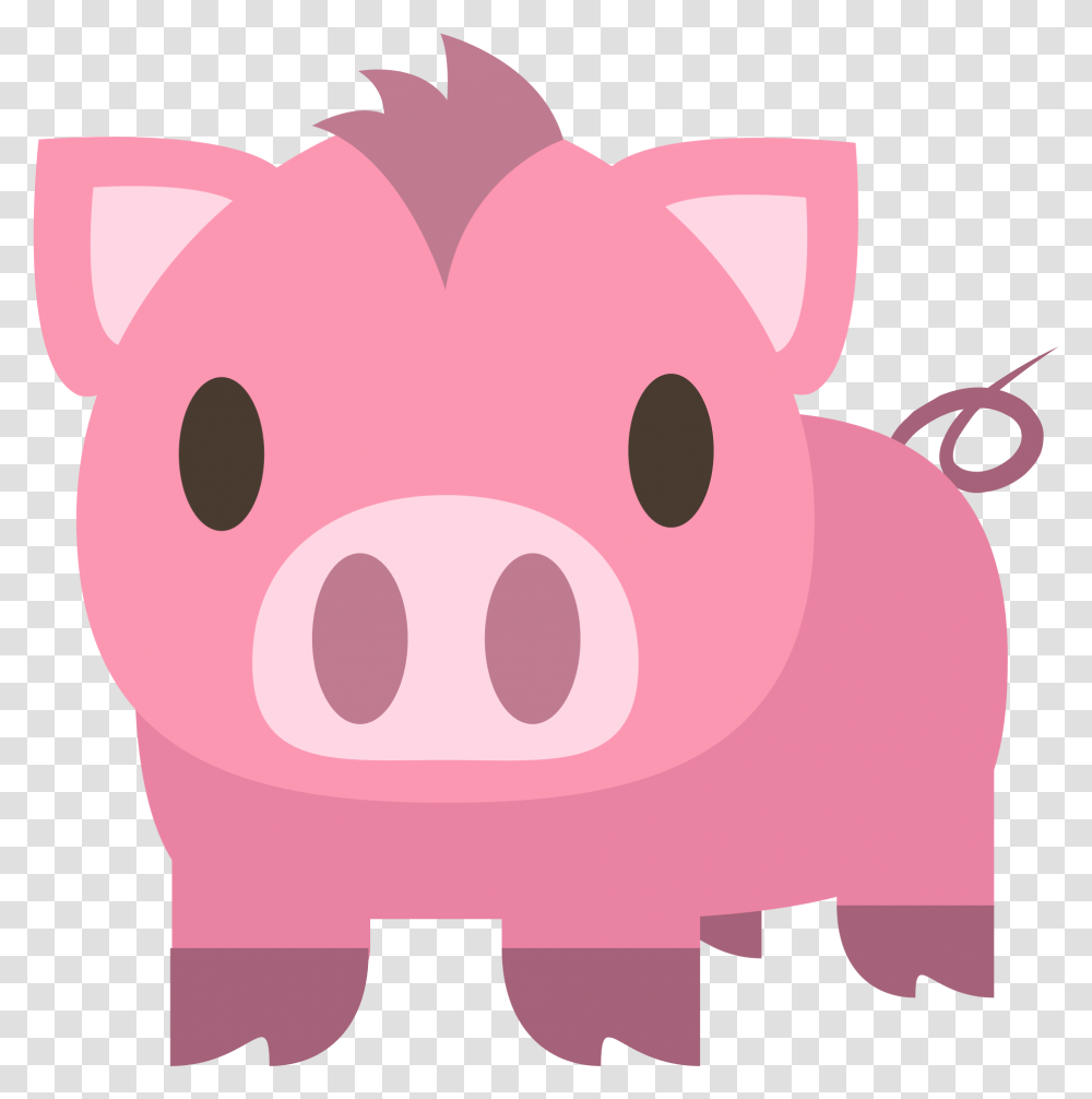 Pig Emoji Free Pig Emoji, Piggy Bank, Mammal, Animal Transparent Png