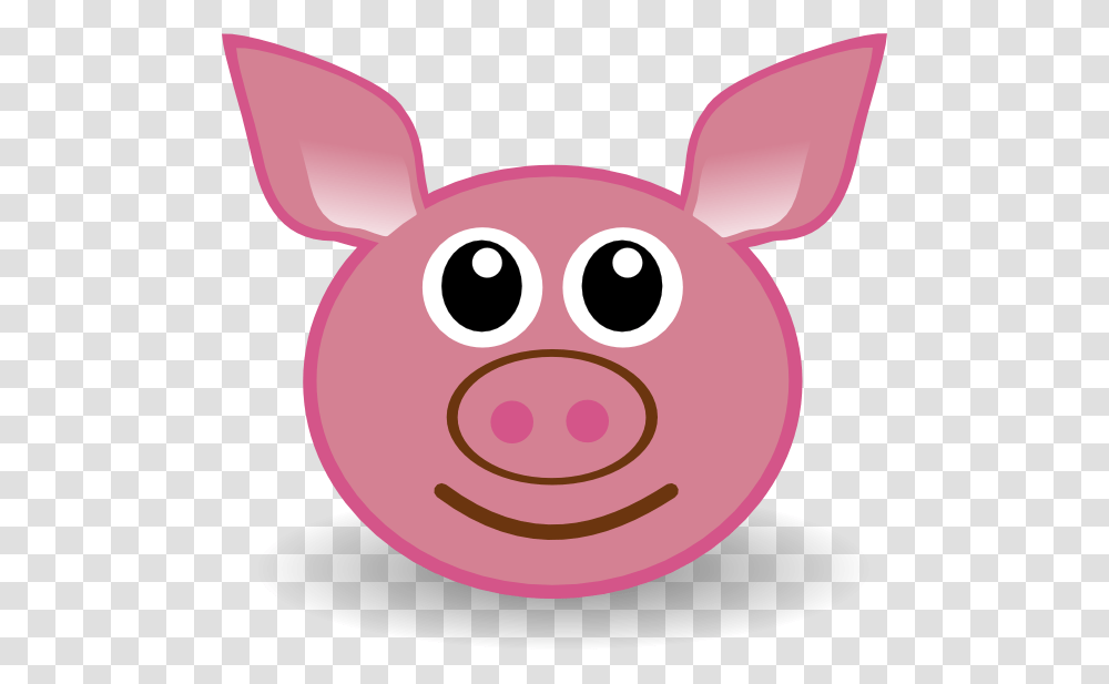 Pig Face Clip Art, Mammal, Animal, Hog, Piggy Bank Transparent Png