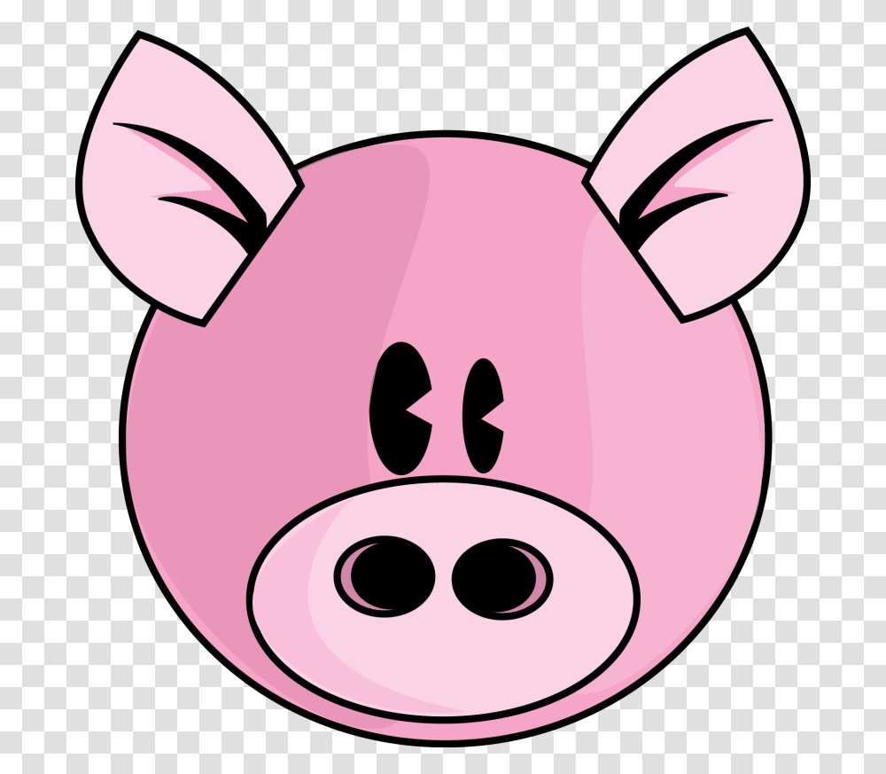 Pig Face Clip Art, Piggy Bank Transparent Png