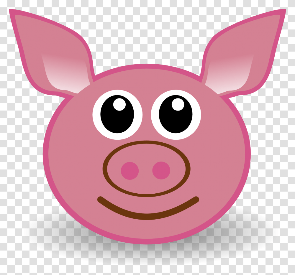 Pig Face Clipart, Mammal, Animal, Hog, Piggy Bank Transparent Png