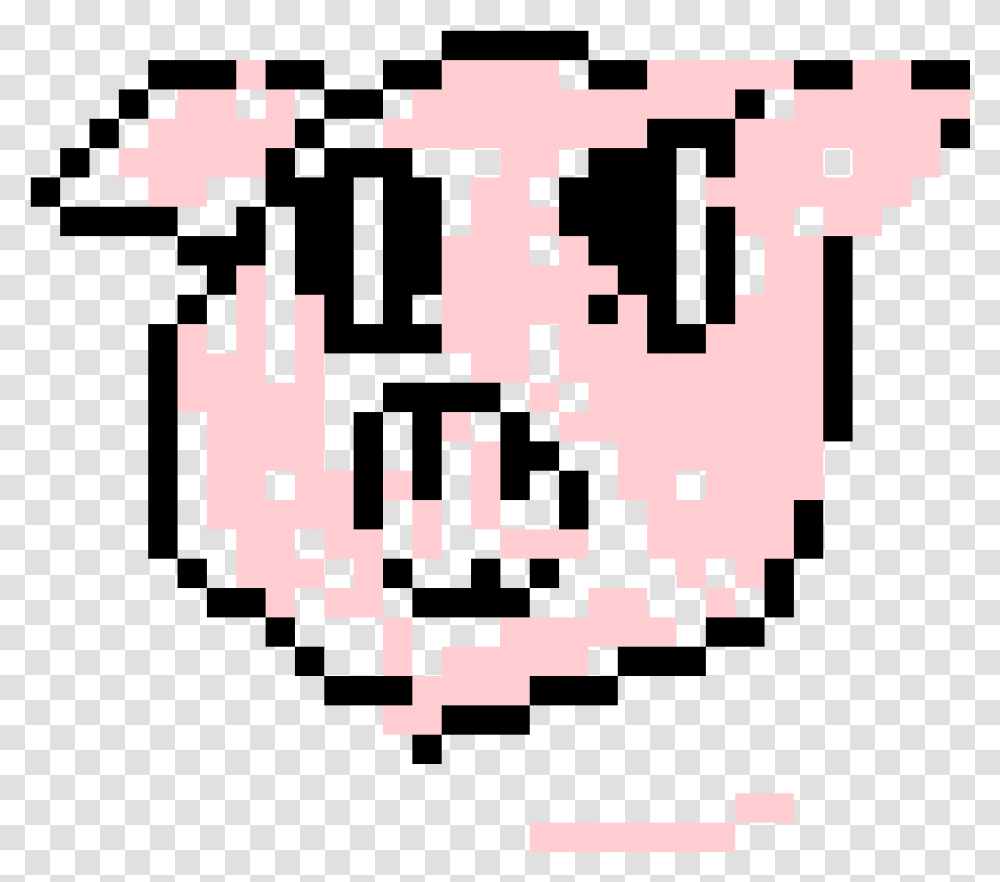 Pig Face Clipart Pixel Art Derp, Rug, Urban Transparent Png