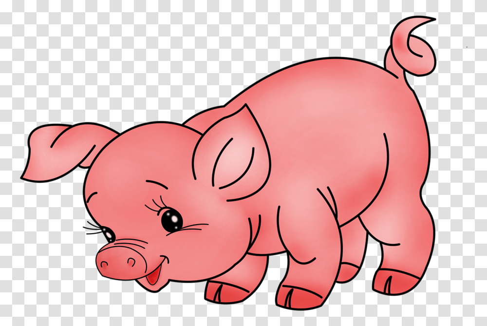 Pig Farm Animals Clipart, Mammal, Piggy Bank Transparent Png