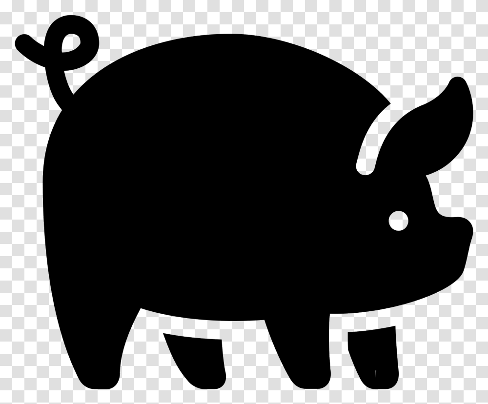 Pig Filled Icon Pig Pink Floyd Icon, Gray, World Of Warcraft Transparent Png