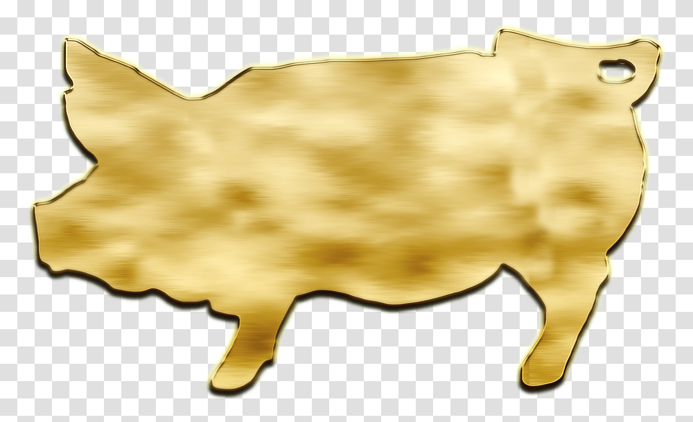 Pig Form Decoration Free Picture Pig Gold Illustration, Leisure Activities, Furniture, Herbal, Plant Transparent Png