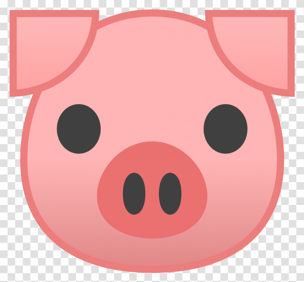 Pig Icon Clipart Free Pig Face, Piggy Bank, Mammal, Animal Transparent Png