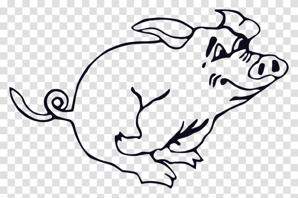 Pig Images Clip Art, Stencil, Animal, Mammal, Rodent Transparent Png