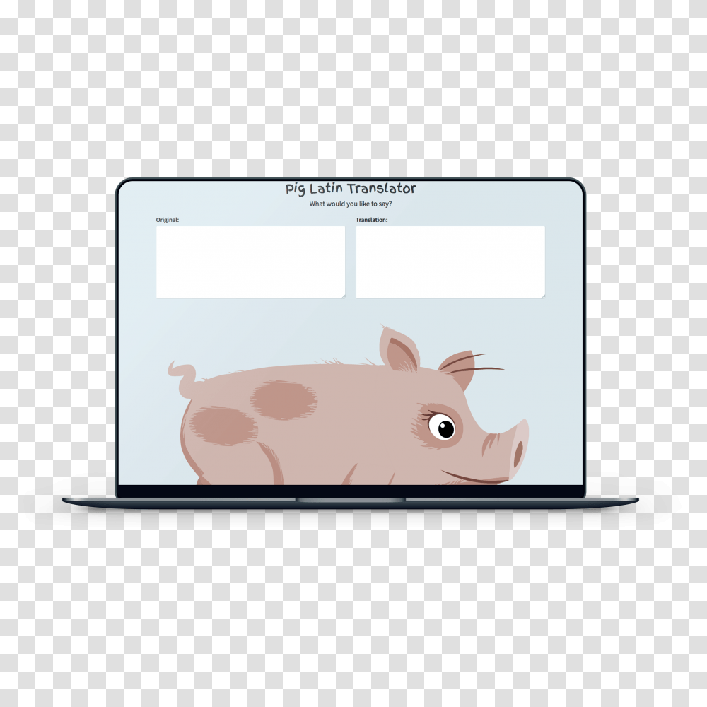 Pig Latin Translator, Mammal, Animal, Rodent, Advertisement Transparent Png