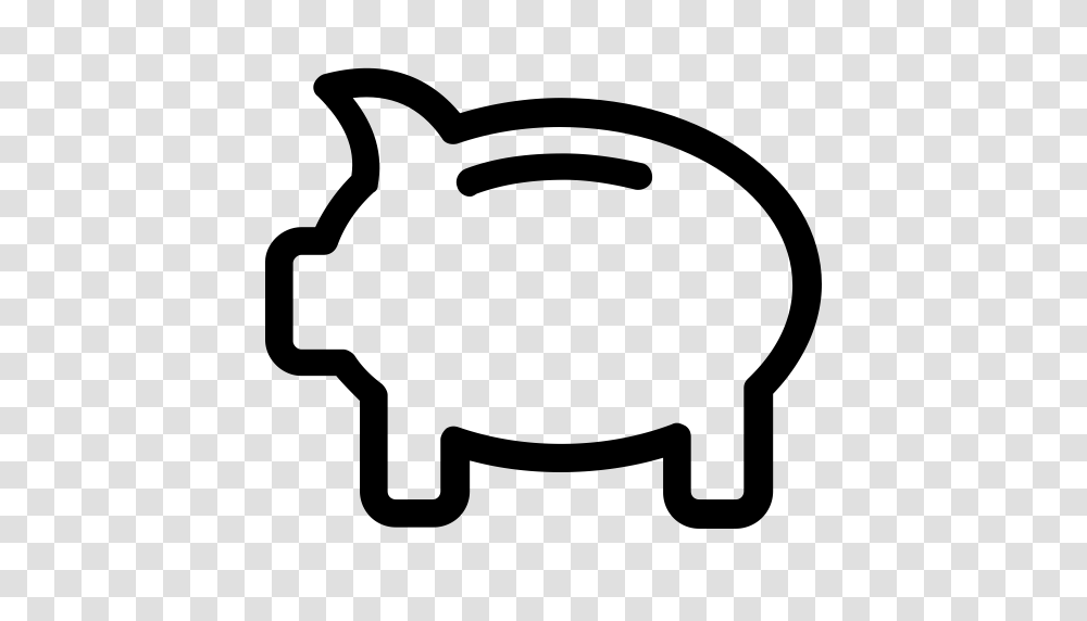 Pig Money Box Pork Piggy Bank Icon, Gray, World Of Warcraft Transparent Png