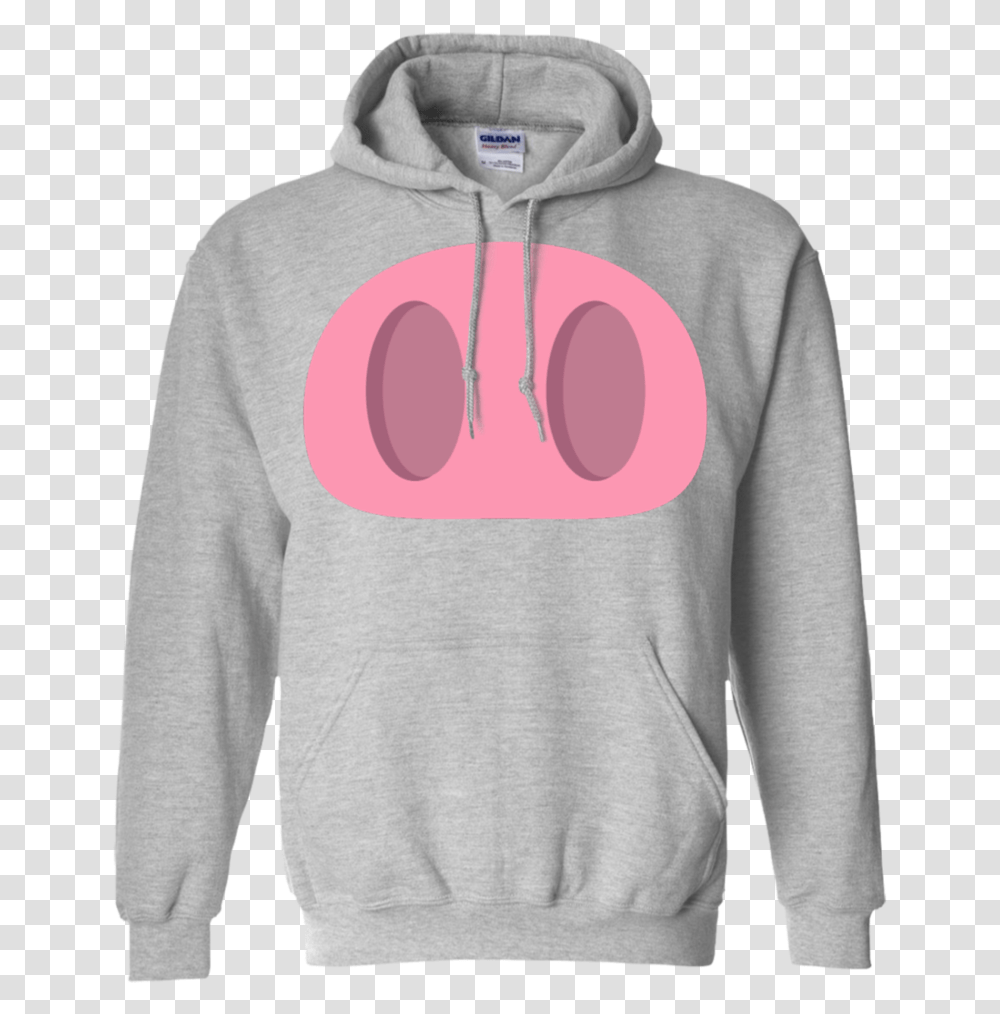 Pig Nose Emoji Hoodie Hoodie, Apparel, Sweatshirt, Sweater Transparent Png