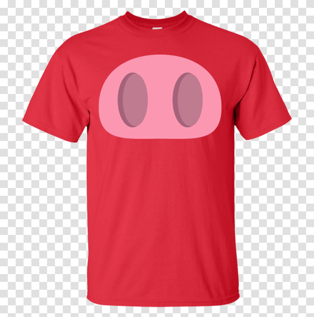Pig Nose Emoji T Shirt Anti Vegetarian Shirts, Apparel, T-Shirt, Sleeve Transparent Png