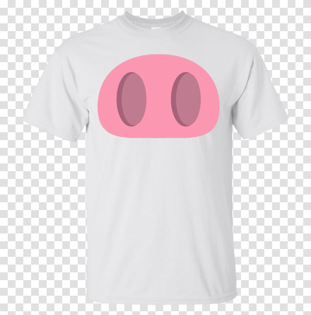 Pig Nose Emoji T Shirt Laserdisc, Apparel, T-Shirt Transparent Png