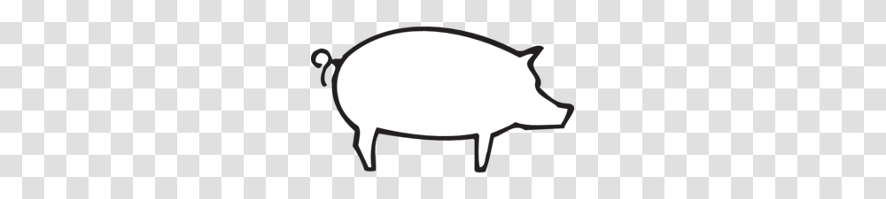 Pig Outline Clip Art, Animal, Mammal, Furniture Transparent Png