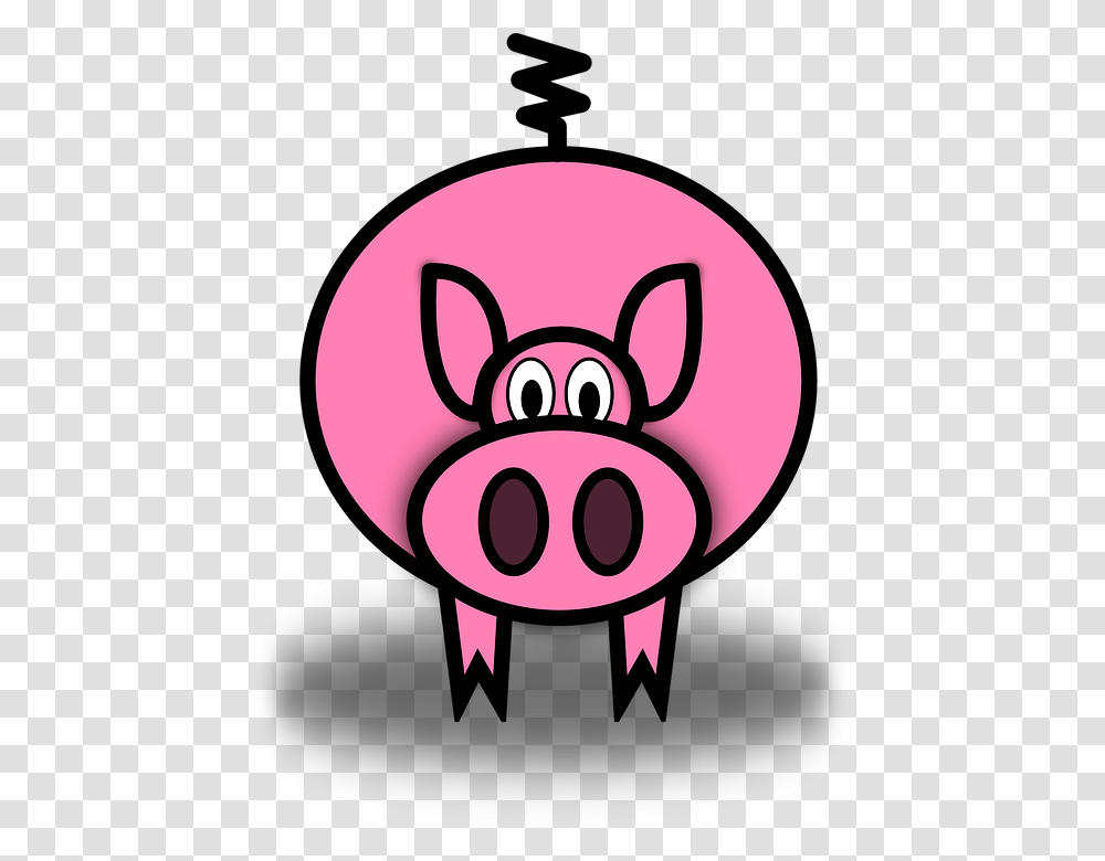 Pig Pink Pork Piglet Farm Animal Piggy Hog Pig Clip Art, Piggy Bank, Video Gaming, Heart Transparent Png