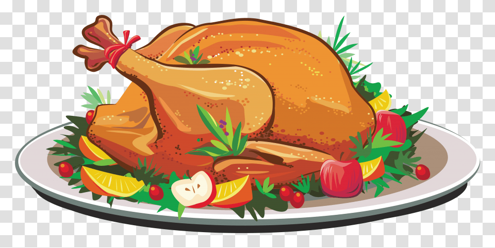 Pig Roast Turkey Meat Roasting Clip Art, Dinner, Food, Supper, Meal Transparent Png