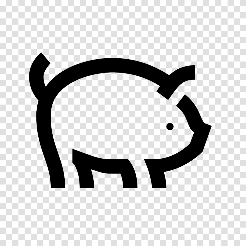 Pig Silhouette Background, Gray, World Of Warcraft Transparent Png