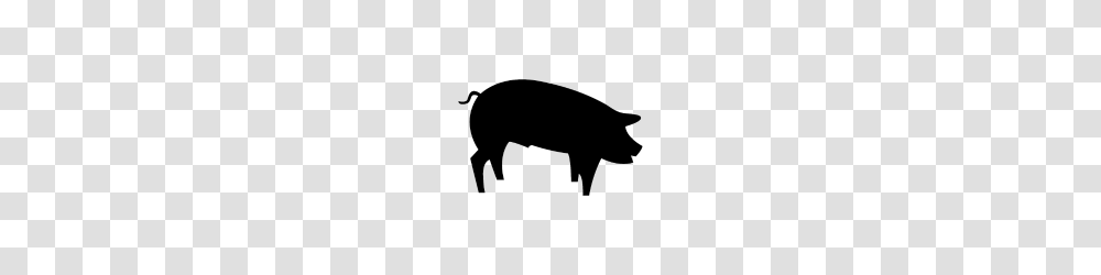 Pig Silhouette, Gray, World Of Warcraft Transparent Png