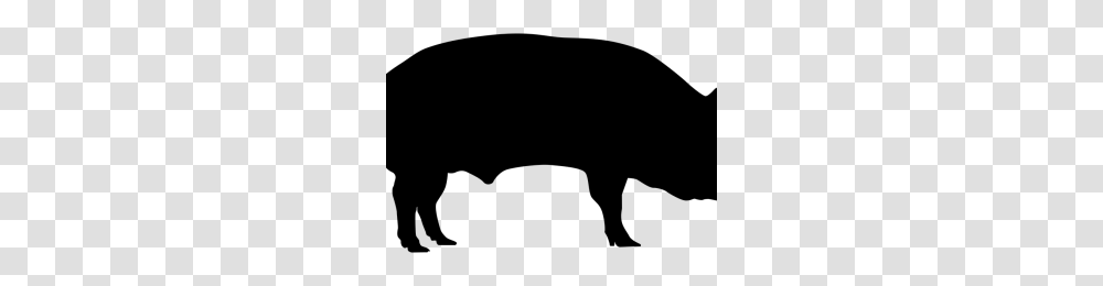 Pig Silhouette Image, Gray, World Of Warcraft Transparent Png