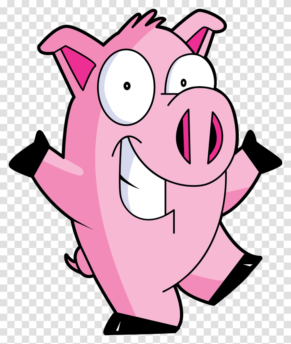Pig Striped Shirt Pink Free Picture Pig Animation Gif Transparent Png