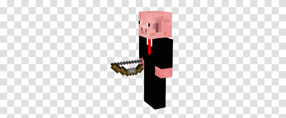 Pig Wih A Tuxedo Minecraft Skin, Cross, Buckle, Accessories Transparent Png