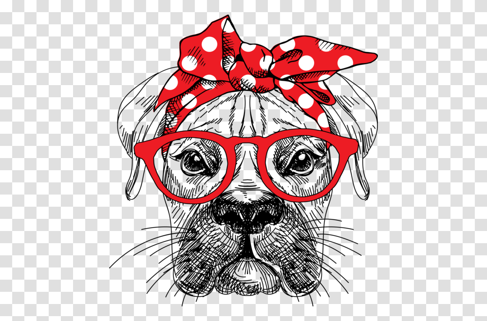 Pig With Bandana Svg, Apparel, Glasses, Accessories Transparent Png