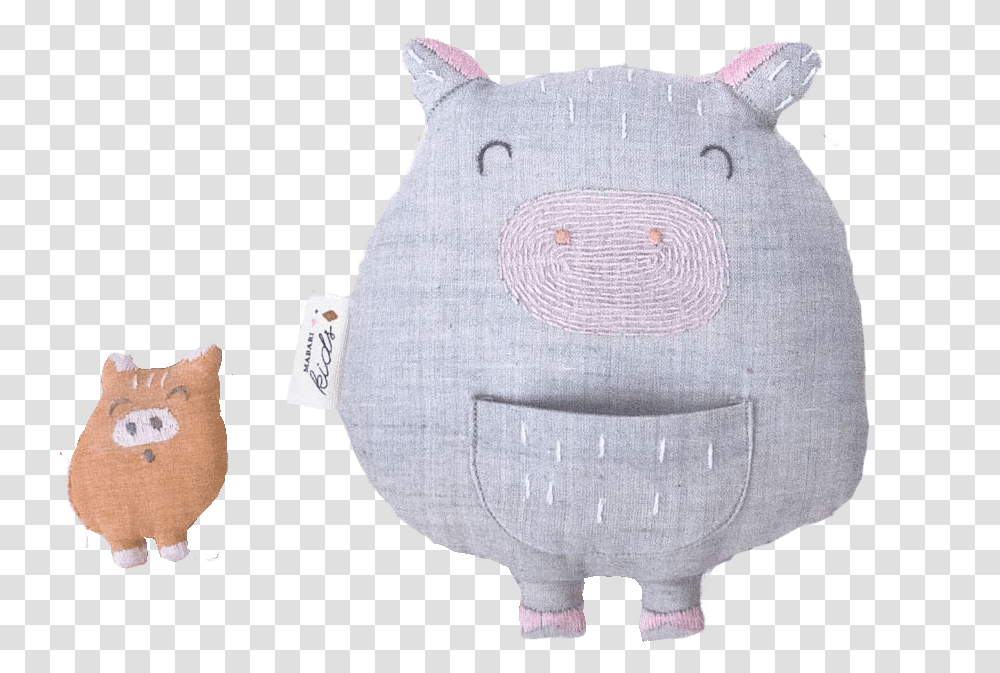 Piggy Ampamp Piglet, Pillow, Cushion, Plush, Toy Transparent Png