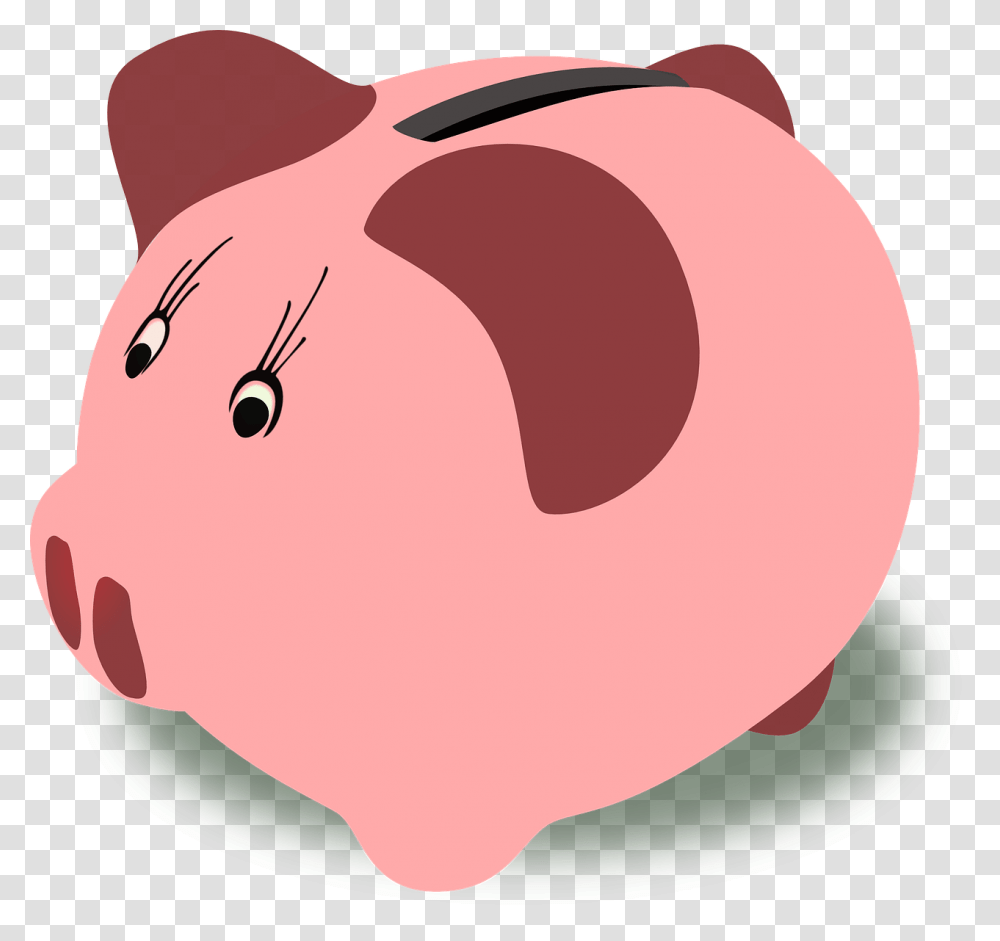 Piggy Bank, Baseball Cap, Hat, Apparel Transparent Png