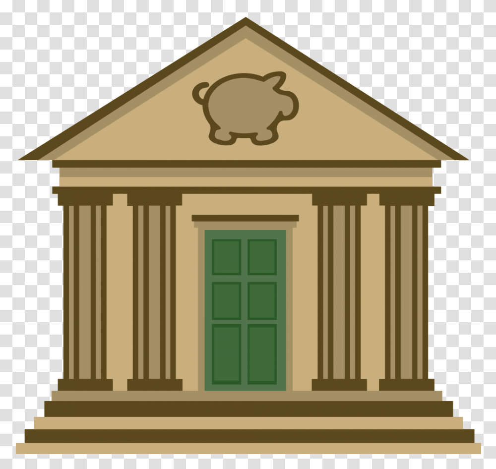 Piggy Bank, Building, Architecture, Housing, Pillar Transparent Png
