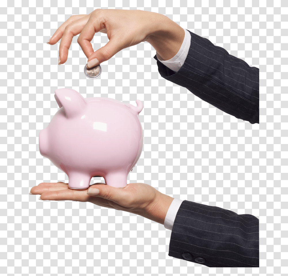 Piggy Bank Download Image With, Person, Human, Finger Transparent Png