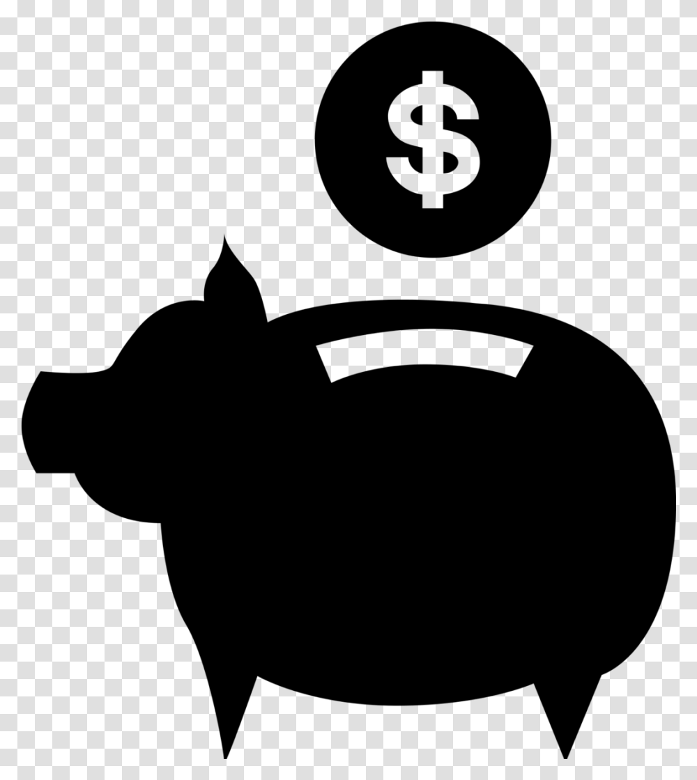 Piggy Bank Icon Black Piggy Banks, Gray, World Of Warcraft Transparent Png