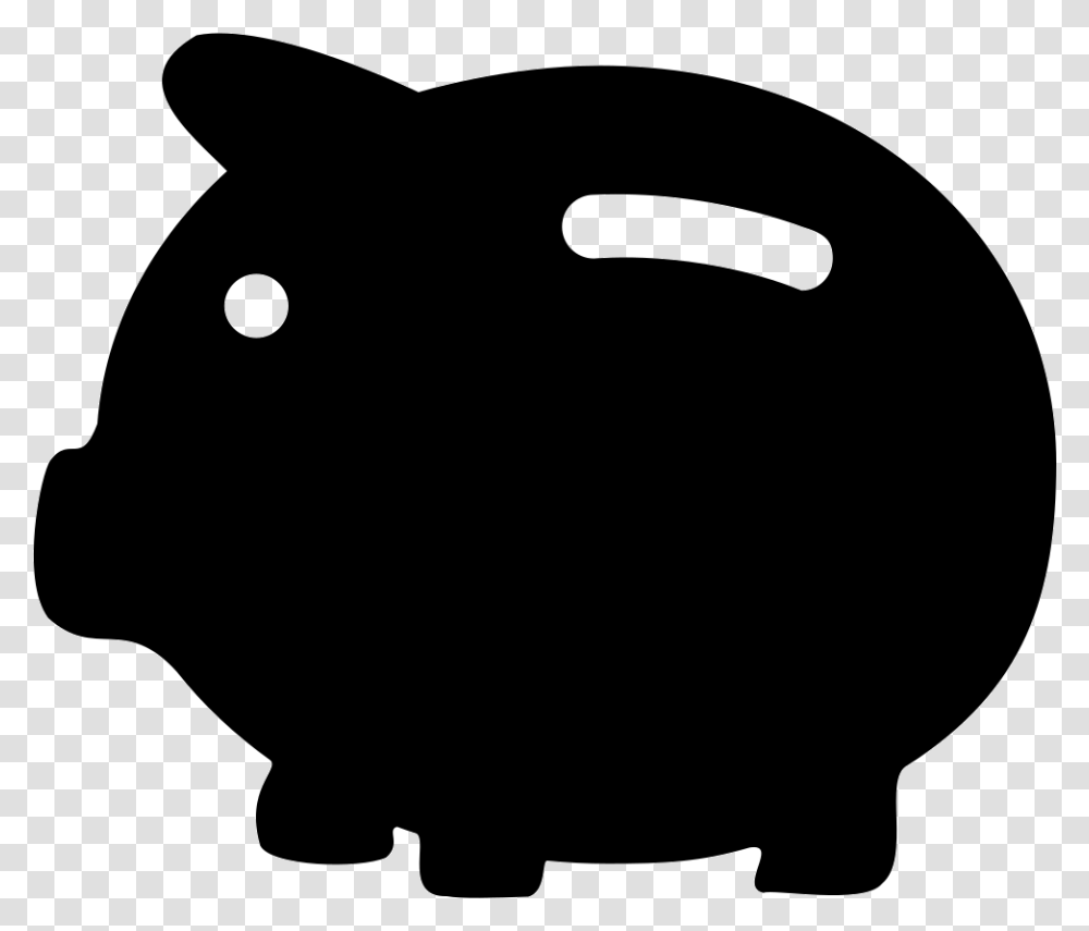 Piggy Bank Icon Free Download, Stencil Transparent Png