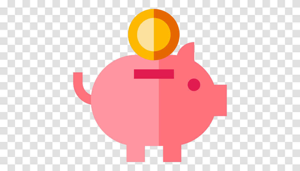 Piggy Bank Icon With And Vector Format For Free Unlimited, Outdoors, Animal, Nature, Pac Man Transparent Png