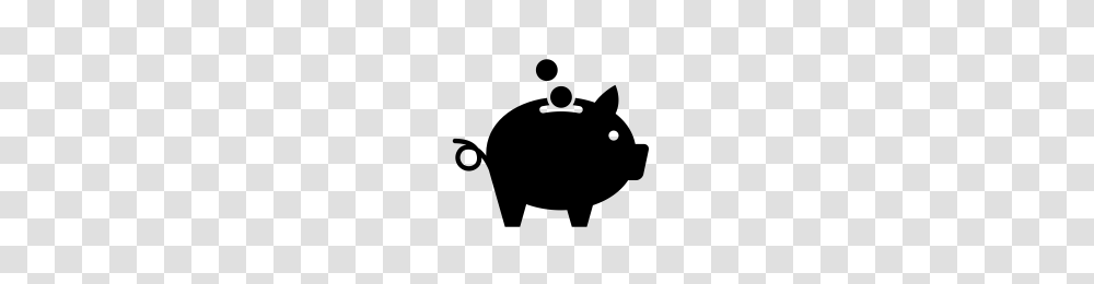 Piggy Bank Icons Noun Project, Gray, World Of Warcraft Transparent Png