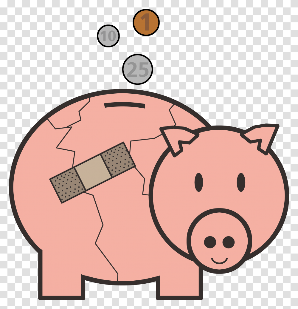Piggy Bank Is A Fellow Central Pa Blog Happy And Sad Face Transparent Png