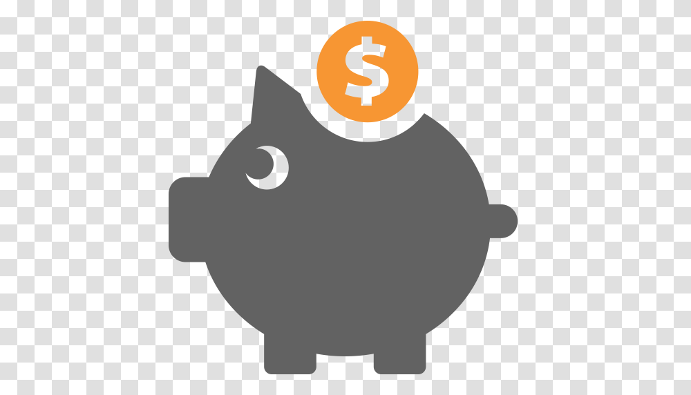 Piggy Bank Multicolor Business Icon With And Vector Format, Number Transparent Png