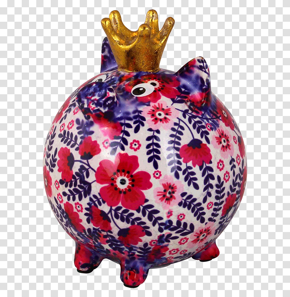 Piggy Bank, Porcelain, Pottery, Figurine Transparent Png