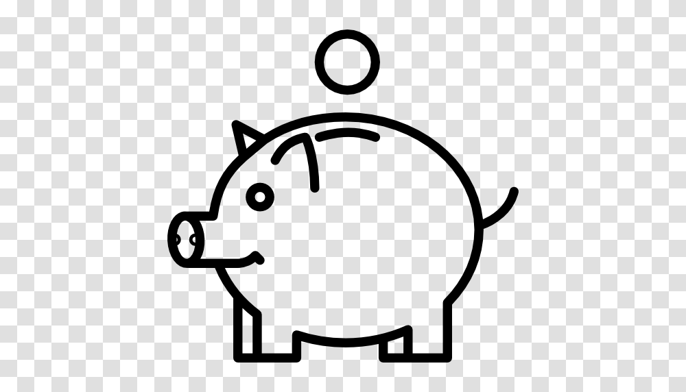 Piggy Bank, Stencil, Lawn Mower, Tool Transparent Png