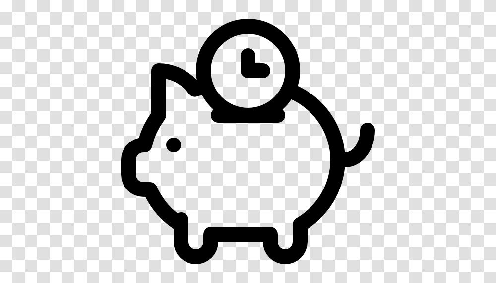 Piggy Bank, Stencil, Lawn Mower, Tool Transparent Png