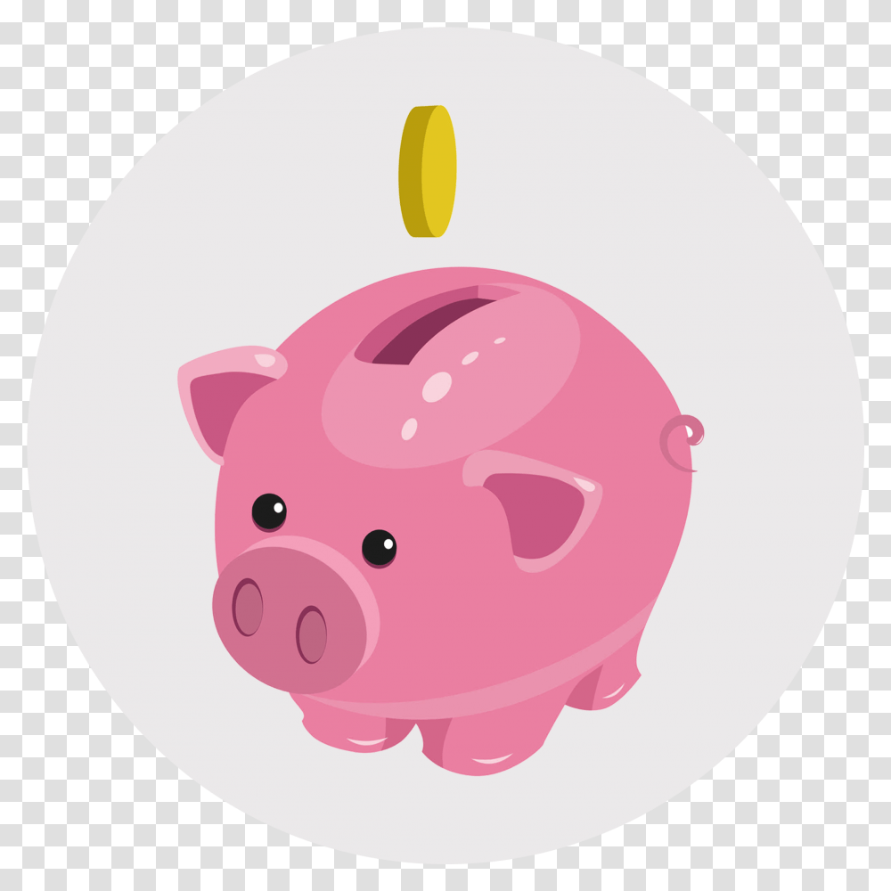 Piggy Domestic Pig, Piggy Bank Transparent Png