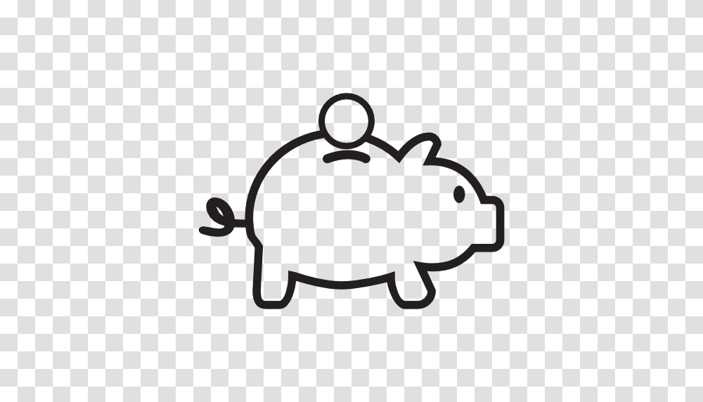 Piggy Piggy Bank Icon Free Icons Download, Stencil, Dynamite, Bomb, Weapon Transparent Png