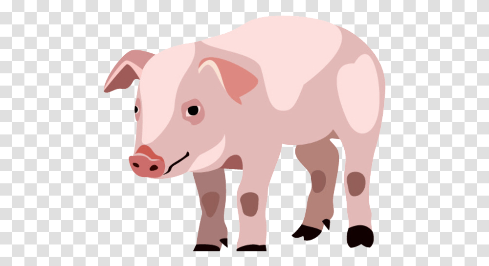 Piglet Domestic Pig Cartoon Piglet Pig Silhouette, Mammal, Animal, Hog, Boar Transparent Png