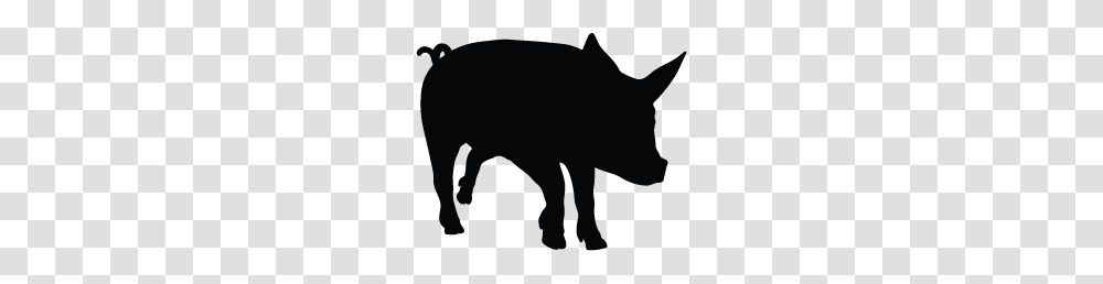 Pigs Clipart Silhouette Collection, Hog, Mammal, Animal, Boar Transparent Png