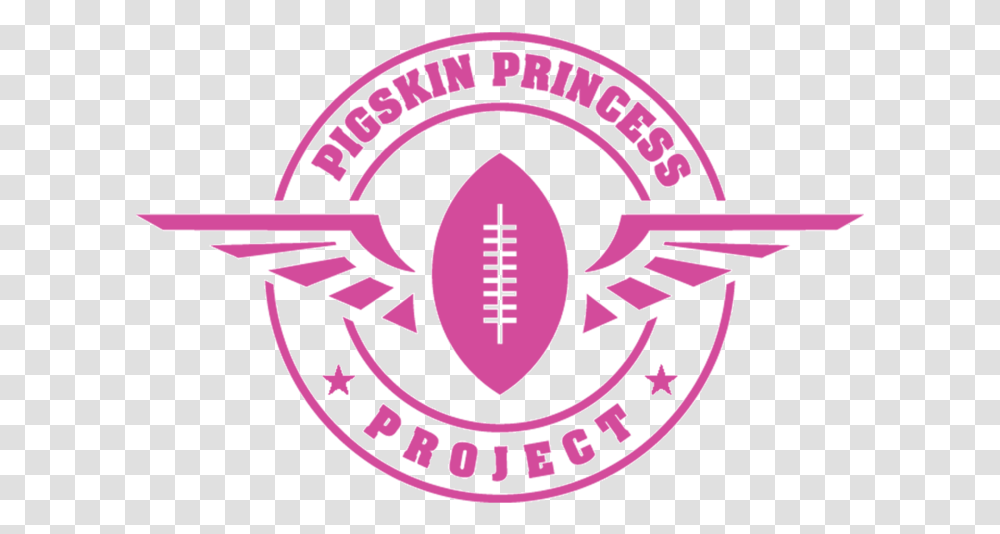 Pigskin Princess Project Logo Emblem, Trademark, Badge Transparent Png