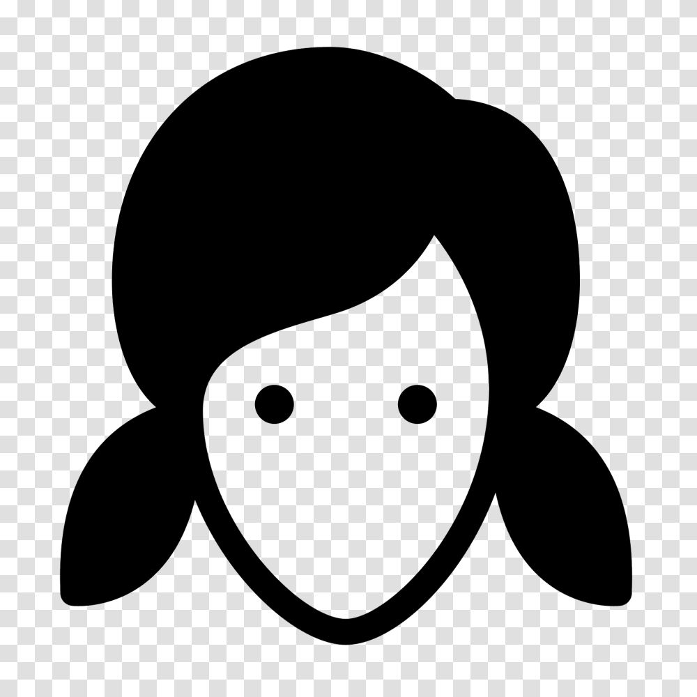 Pigtails Haircut Filled Icon, Gray, World Of Warcraft Transparent Png