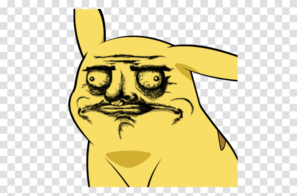 Pika Gusta Give Pikachu A Face Know Your Meme, Mammal, Animal, Rodent, Rabbit Transparent Png