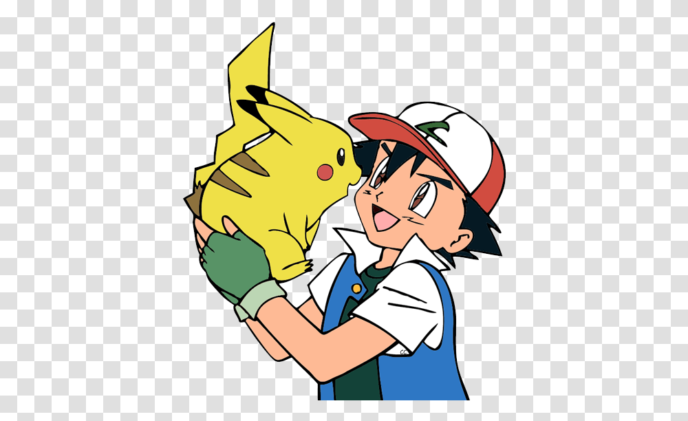 Pikachu And Ash, Person, Human, Doctor, Cleaning Transparent Png