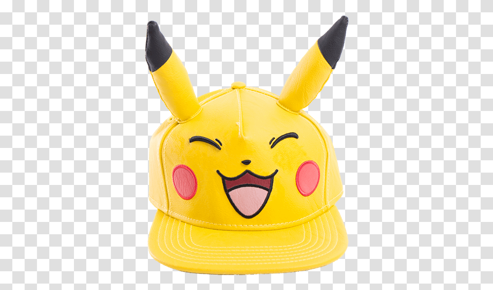 Pikachu Cap With Ears, Apparel, Hat, Birthday Cake Transparent Png