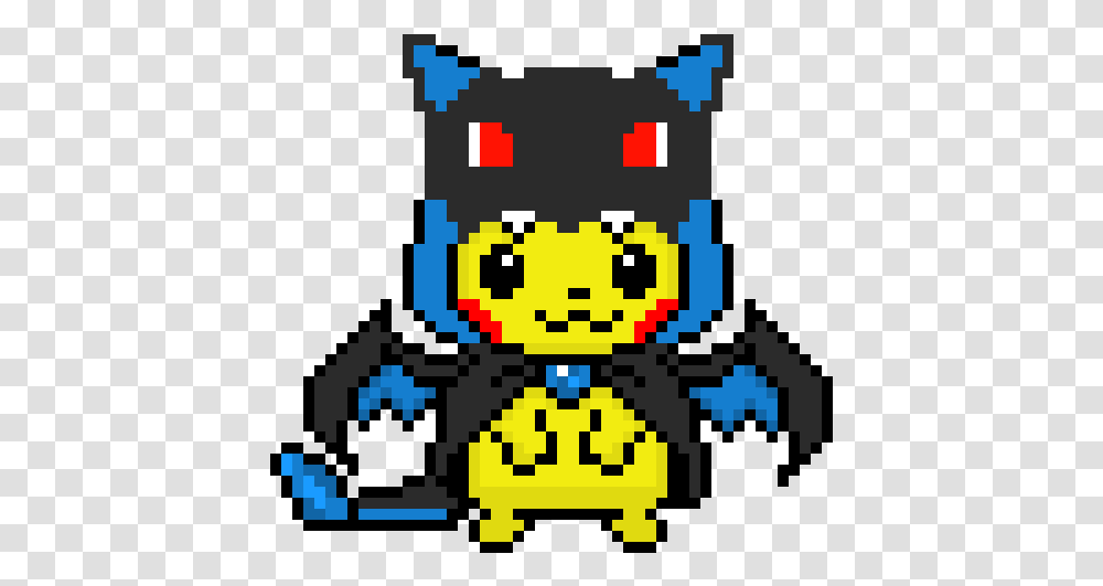 Pikachu Charizard Pixel Art, Pac Man Transparent Png