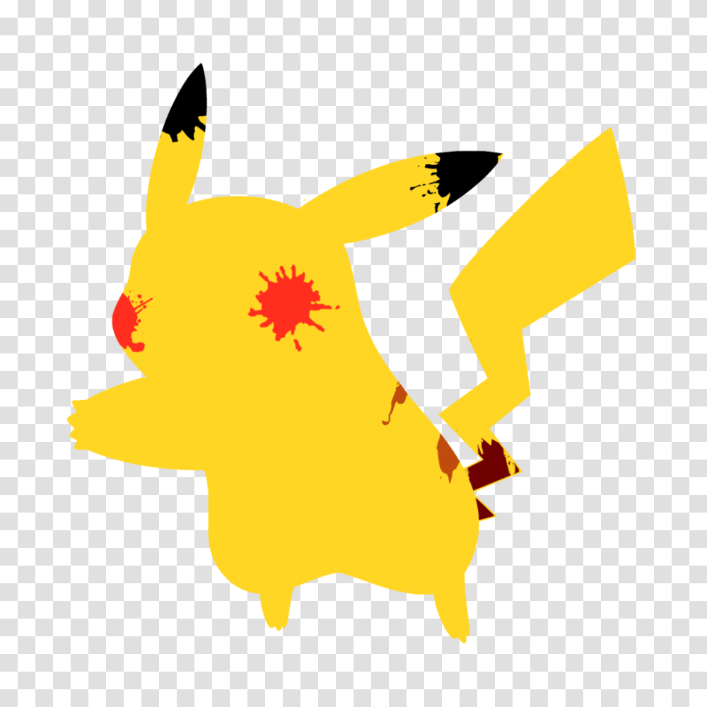 Pikachu Clipart, Silhouette Transparent Png