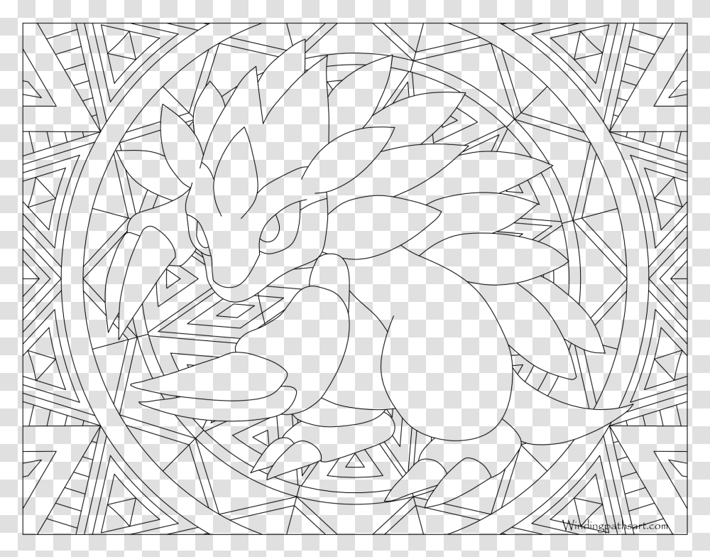 Pikachu Coloring Pages Adult Download, Gray, World Of Warcraft Transparent Png